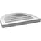 Ekena Millwork Round Top Surface Mount PVC Gable Vent w/ 2"W x 1-1/2"P Brickmould Frame, 18"W x 14"H GVPRT18X1402SN - alternate 4
